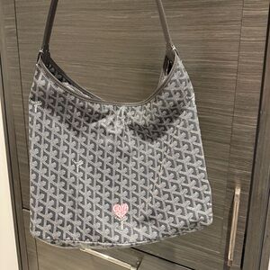 Goyard Hobo Gray Shoulder Bag